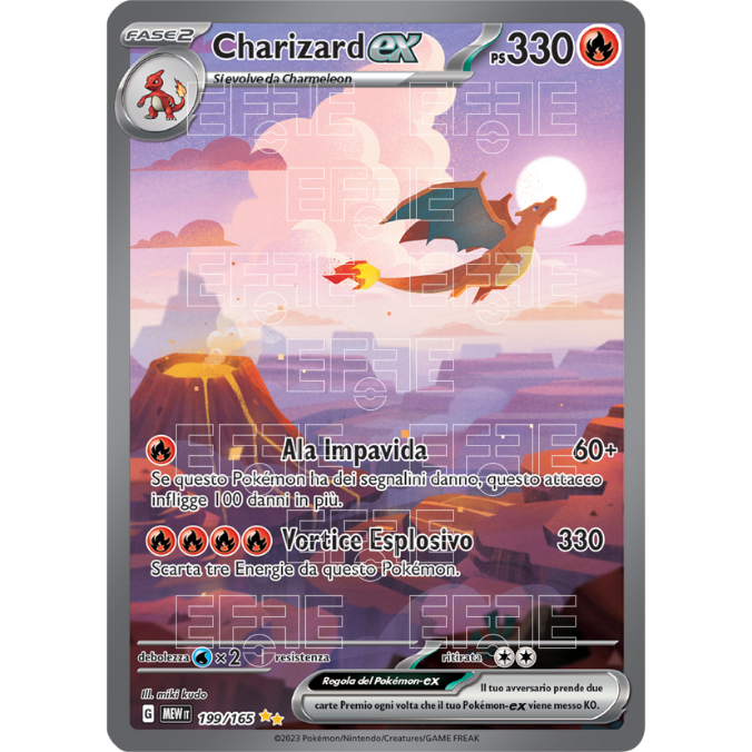 Charizard ex 199-165 (IT;MEW)