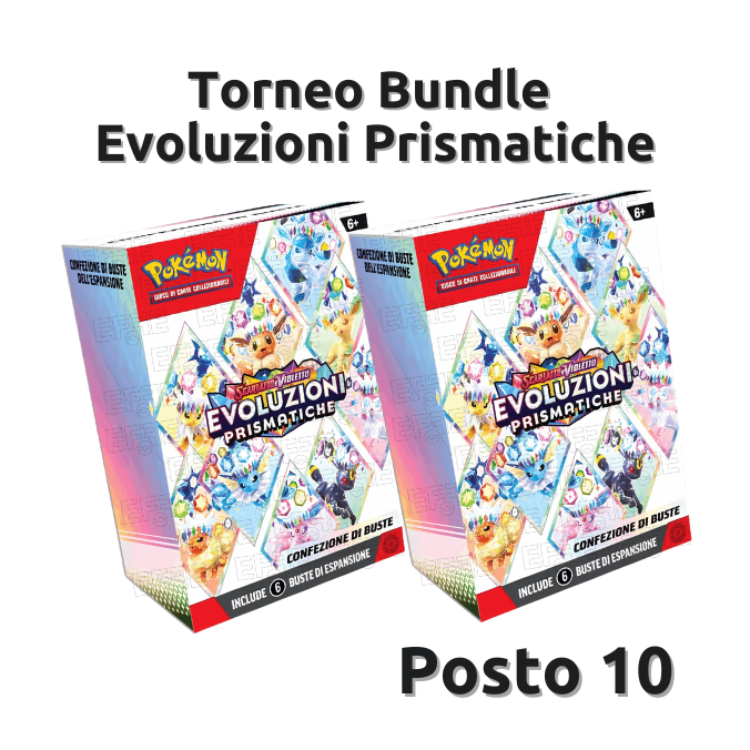 Posto 10 Torneo Bundle Evoluzioni Prismatiche LIVE