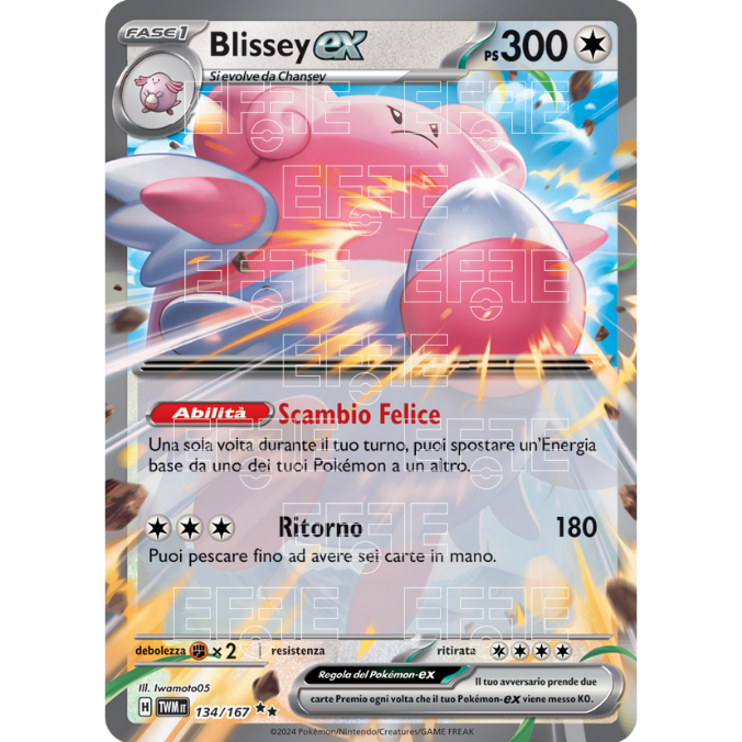 Blissey ex 134-167 (IT;TWM)