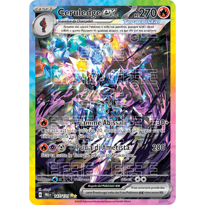 Ceruledge ex 147-131 (IT;PRE)