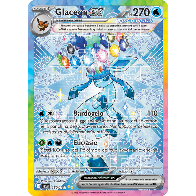 Glaceon ex 150-131 (IT;PRE)