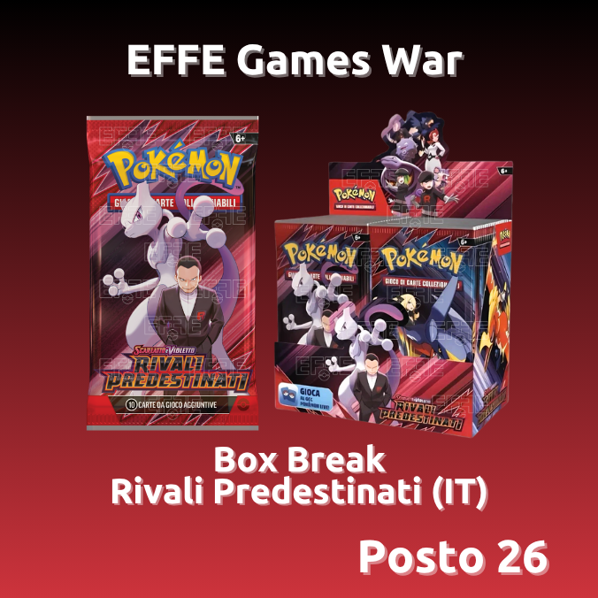 Posto 26 - Box Break Rivali Predestinati (IT) LIVE