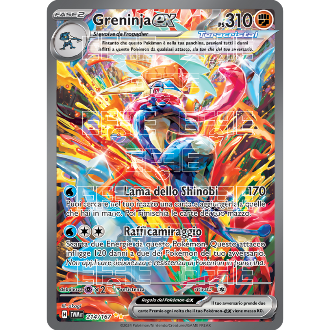 Greninja ex 214-167 (IT;TWM)