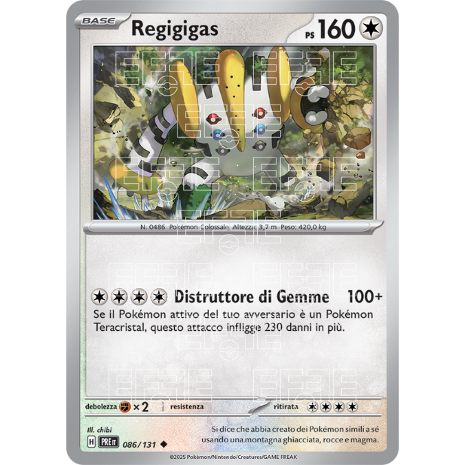 Regigigas 86-131 (IT;PRE)