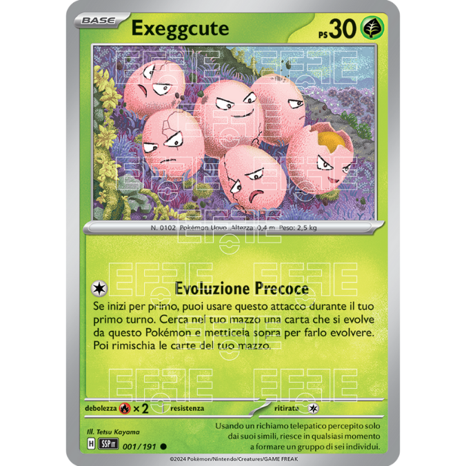 Exeggcute 001-191 (IT;SSP)