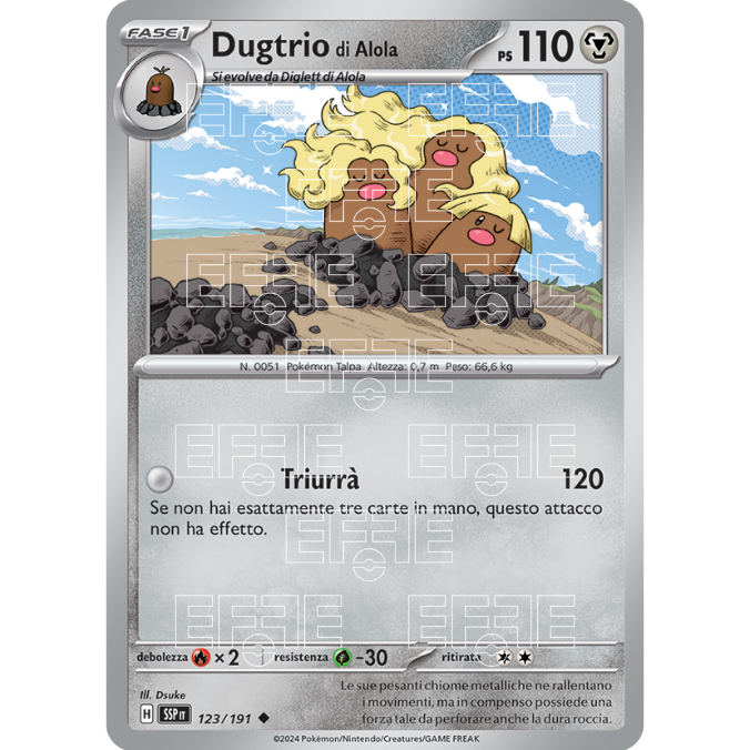Dugtrio di Alola 123-191 (IT;SSP)