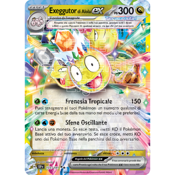 Exeggutor di Alola ex 133-191 (IT;SSP)