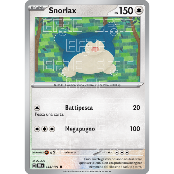 Snorlax 144-191 (IT;SSP)