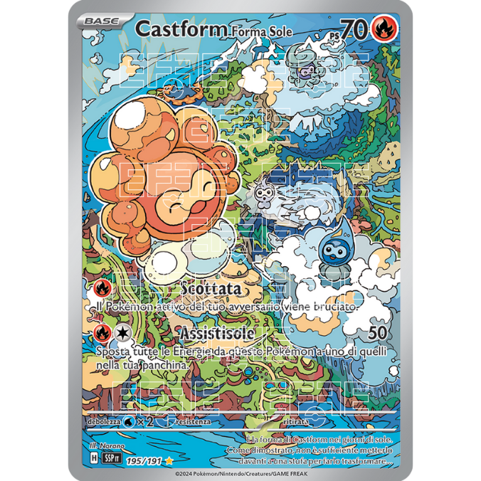 Castform Forma Sole 195-191 (IT;SSP)