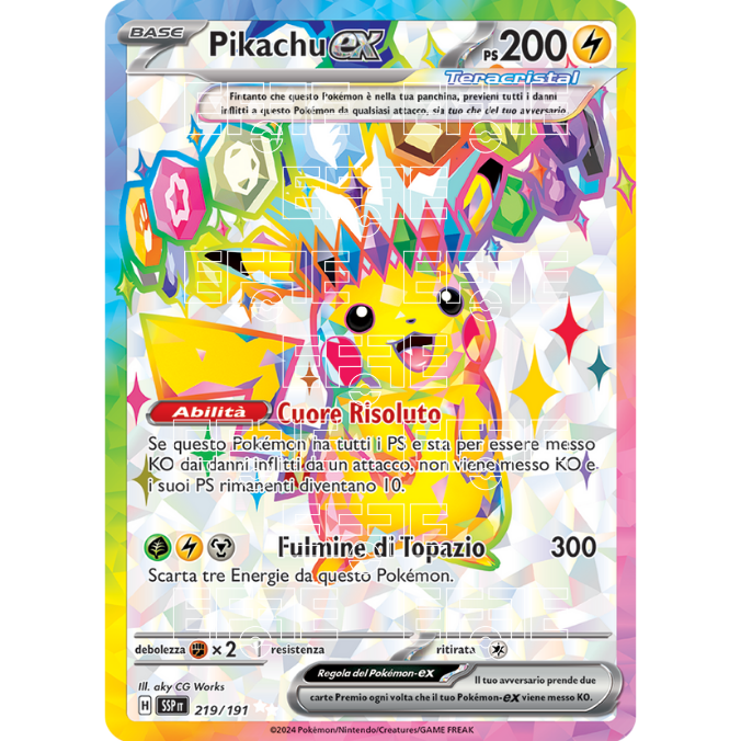 Pikachu ex 219-191 (IT;SSP)