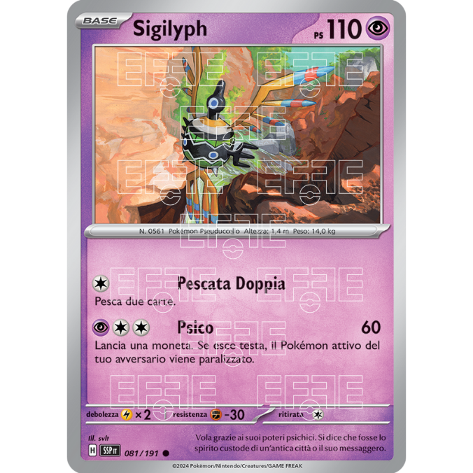Sigilyph 081-191 (IT;SSP)