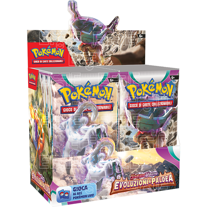 Evoluzioni a Paldea Dispaly 36 Buste - Scarlatto e Violetto (IT)