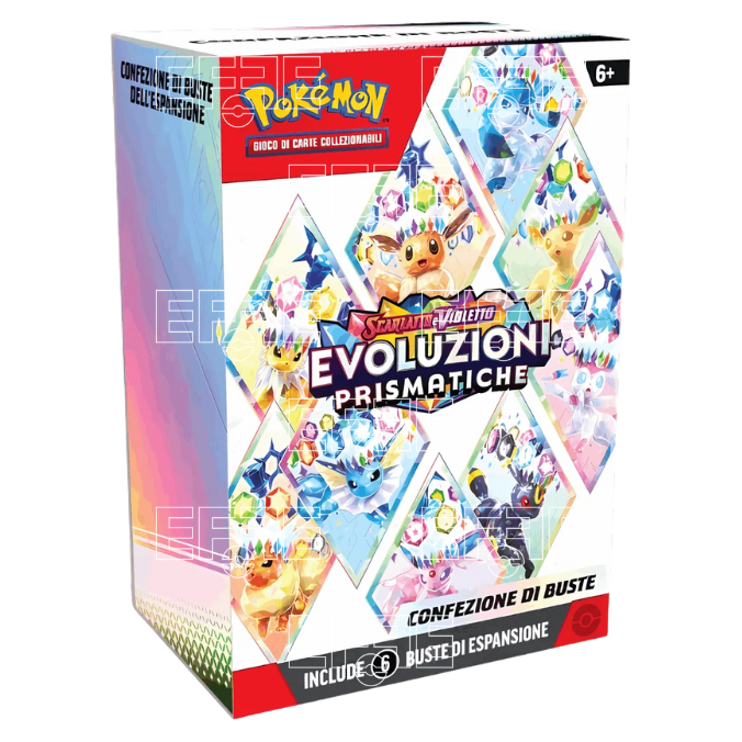 Evoluzioni Prismatiche Bundle 6 Buste 10 carte - Scarlatto e Violetto (IT)