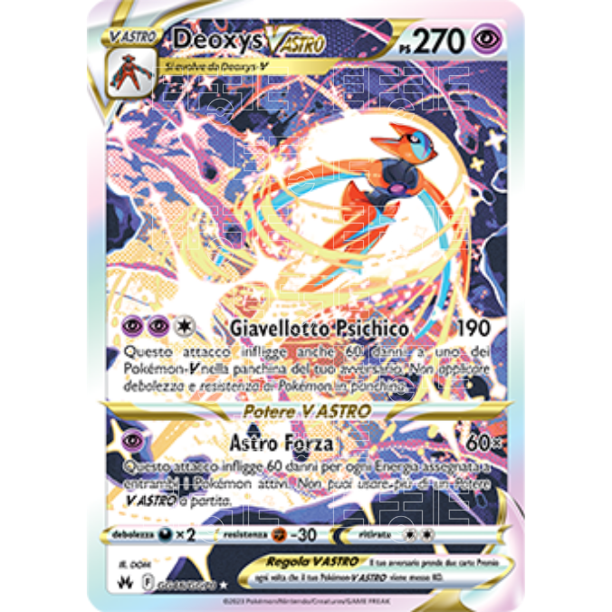 Deoxys V ASTRO 206-159 GG46 (IT) Zenit Regale