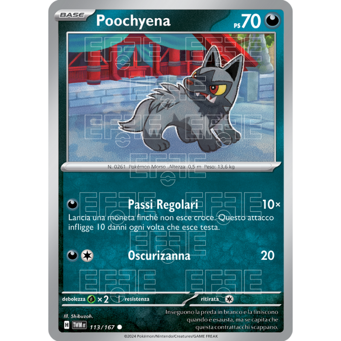 Poochyena 113-167 (IT;TWM)
