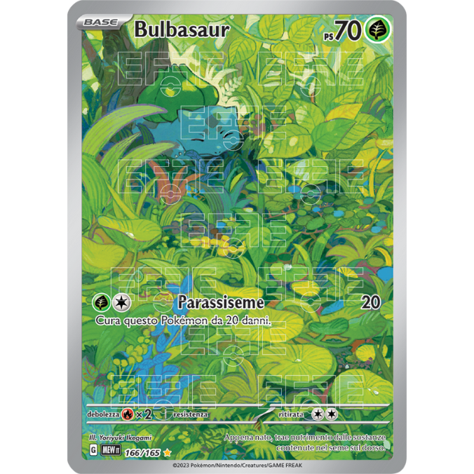 Bulbasaur 166-165 (IT;MEW)