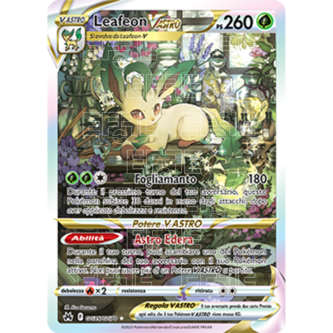 Leafeon V ASTRO 195-159 GG35 (IT) Zenit Regale