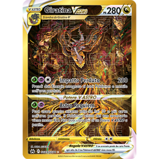 Giratina V ASTRO 229-159 GG69 (IT) Zenit Regale