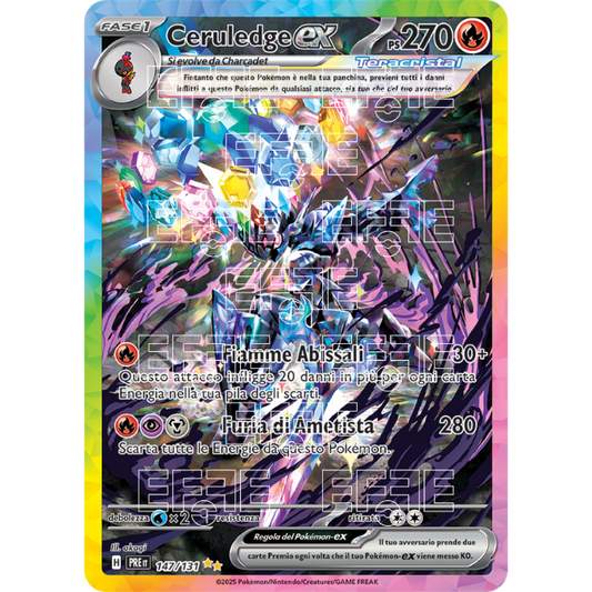 Ceruledge ex 147-131 (IT;PRE)