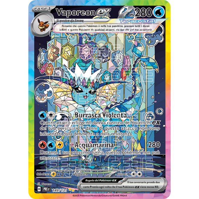 Vaporeon ex 149-131 (IT;PRE)