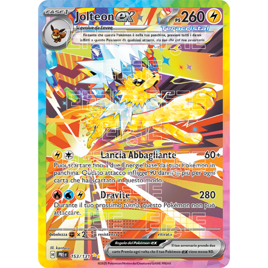 Jolteon ex 153-131 (IT;PRE)