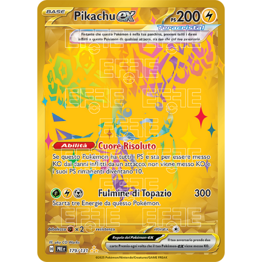 Pikachu ex 179-131 (IT;PRE)