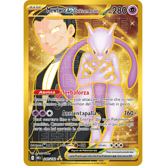 Mewtwo ex del Team Rocket 240-182 (IT;DRI)