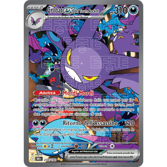 Crobat ex del Team Rocket 234-182 (IT;DRI)