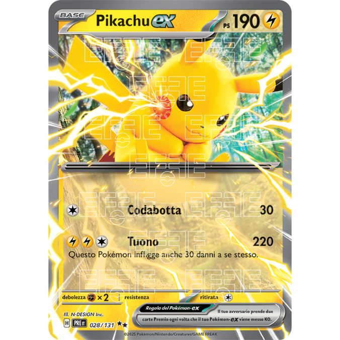 Pikachu ex 028-131 (IT;PRE)