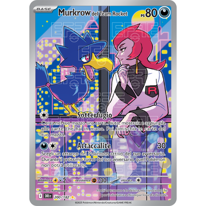 Murkrow del Team Rocket 200-182 (IT;DRI)
