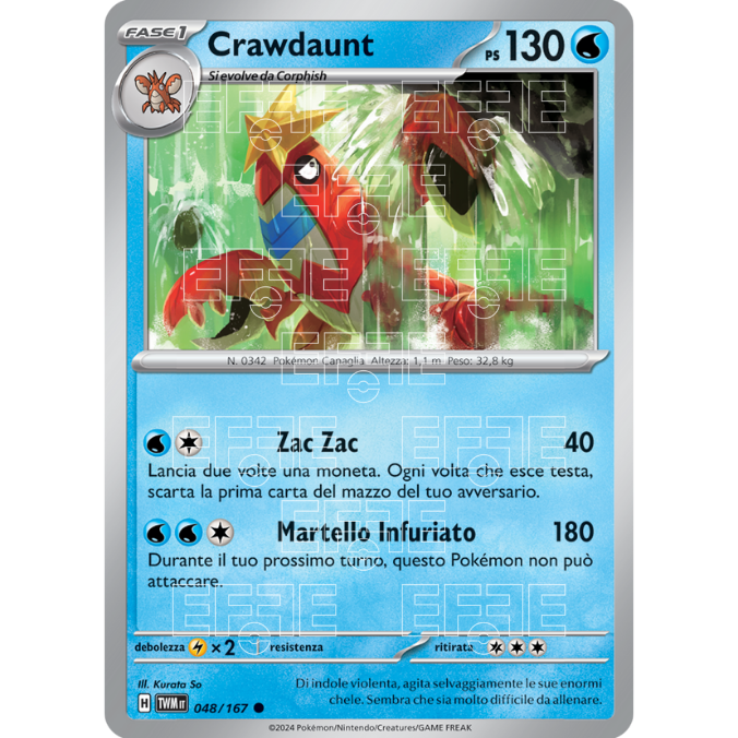 Crawdaunt 048-167 (IT;TWM)
