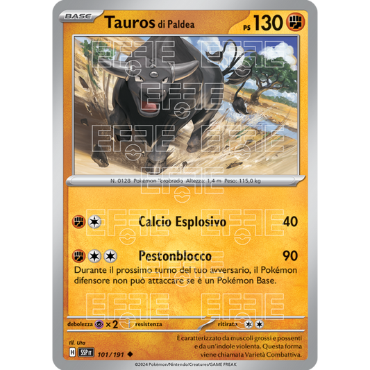 Tauros di Paldea 101-191 (IT;SSP)