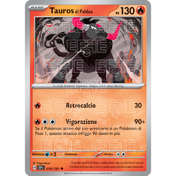 Tauros di Paldea 018-191 (IT;SSP)