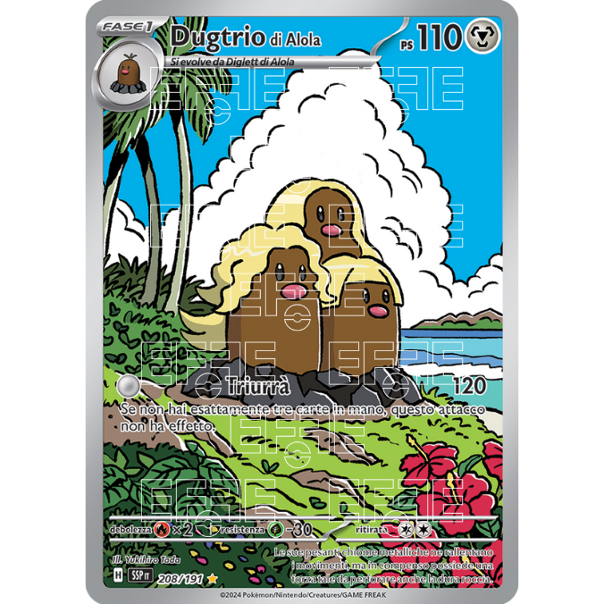 Dugtrio di Alola 208-191 (IT;SSP)