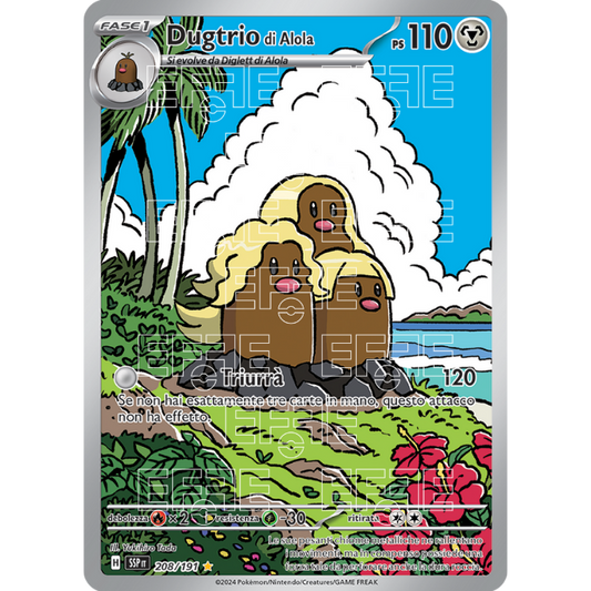 Dugtrio di Alola 208-191 (IT;SSP)