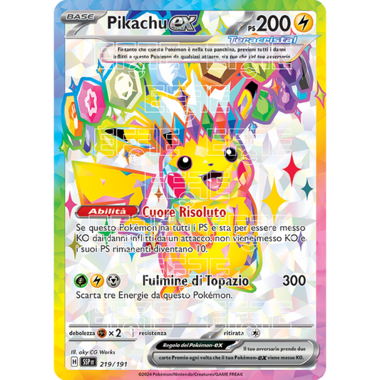 Pikachu ex 219-191 (IT;SSP)