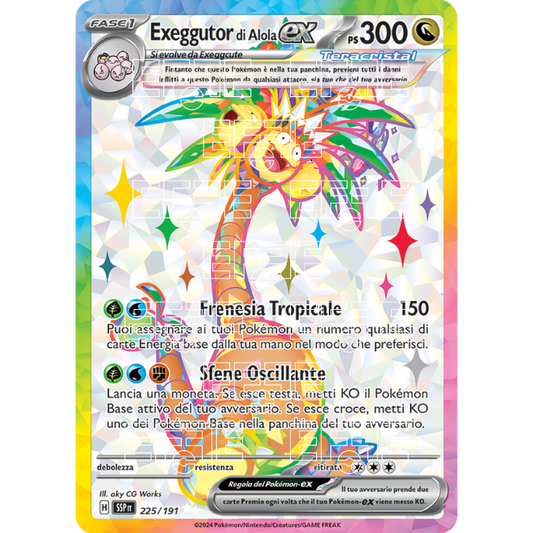 Exeggutor di Alola ex 225-191 (IT;SSP)
