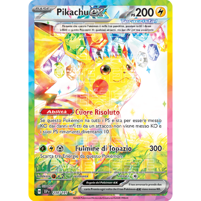Pikachu ex 238-191 (IT;SSP)