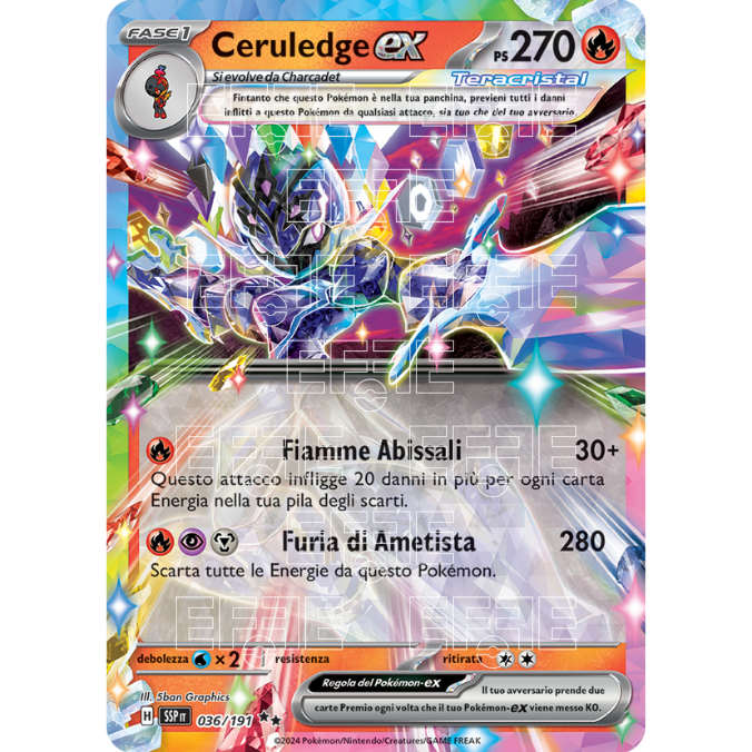 Ceruledge ex 036-191 (IT;SSP)