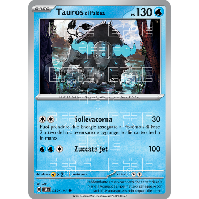 Tauros di Paldea 039-191 (IT;SSP)