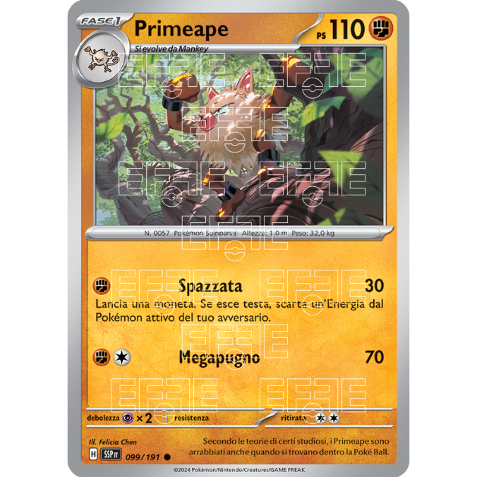 Primeape 099-191 (IT;SSP)