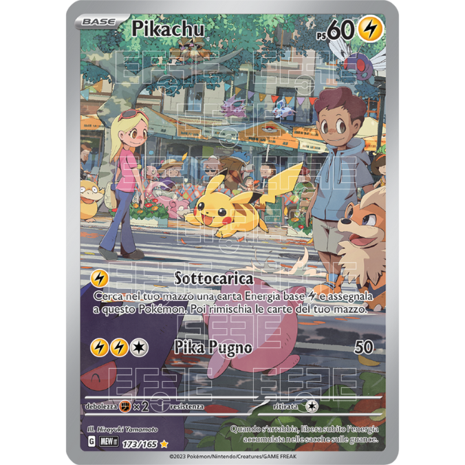 Pikachu 173-165 (IT;MEW)