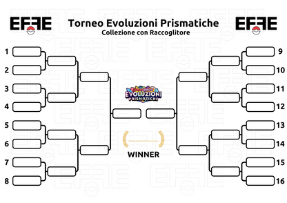 Posto 15 Torneo Evoluzioni Prismatiche - Collezione con Raccoglitore LIVE