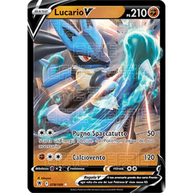 Lucario V 078-189 (IT) - Lucentezza Siderale