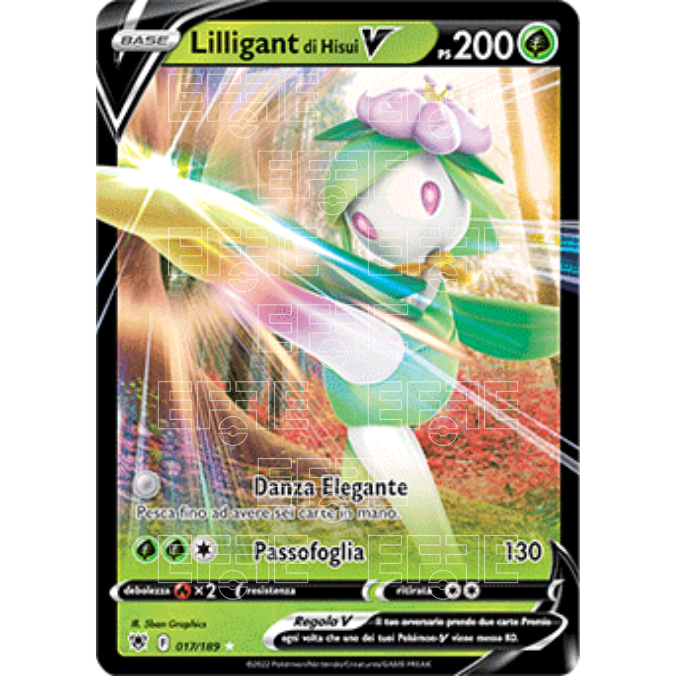 Lilligant di Hisui V 017-189 (IT) - Lucentezza Siderale