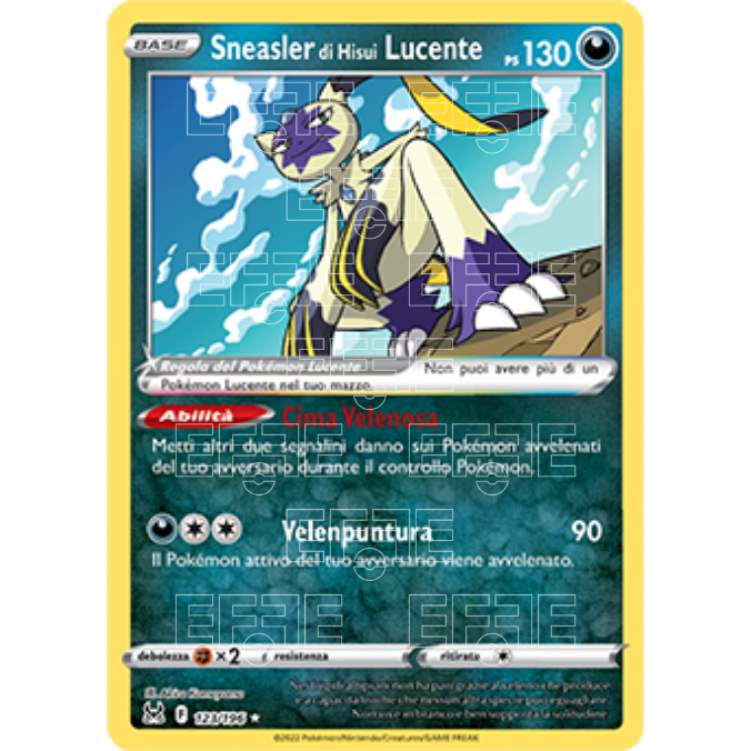 Sneasler di Hisui Lucente 123-196 (IT) - Origine Perduta