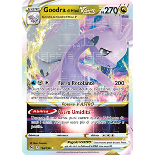 Goodra di Hisui V ASTRO 136-196 (IT) - Origine Perduta