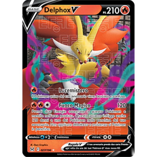 Delphox V 027-196 (IT) - Origine Perduta