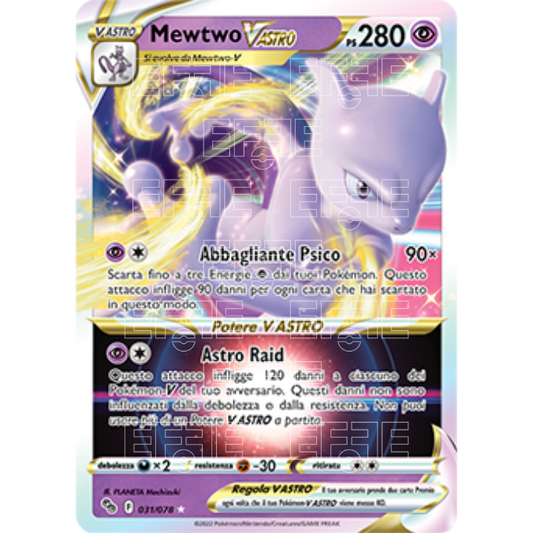Mewtwo V ASTRO 031-197 (IT) Pokémon Go