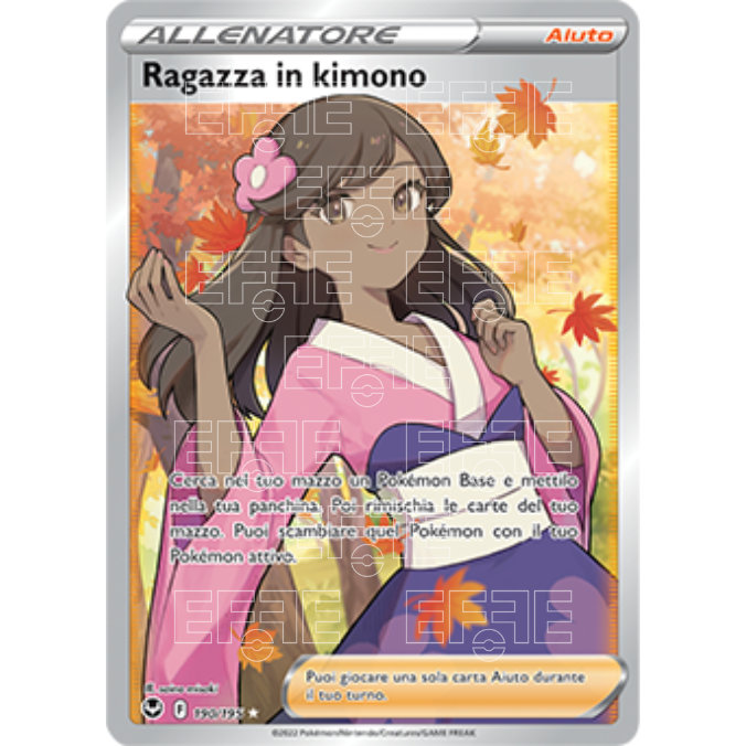 Ragazza in kimono 190-195 (IT) Tempesta Argentata